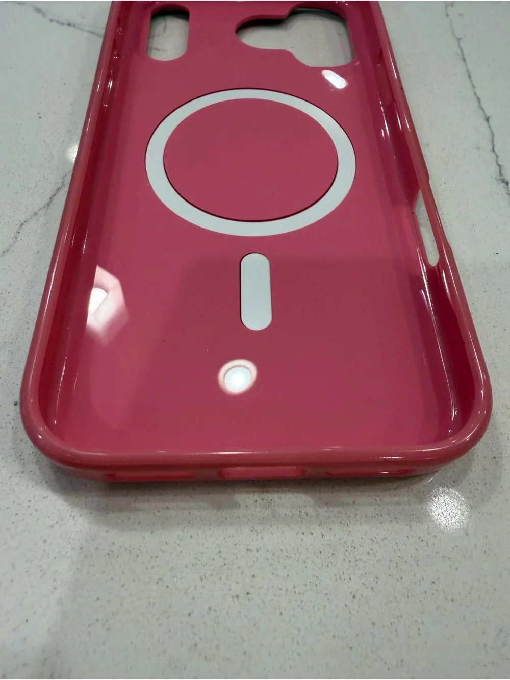 Kate Spade New York green and pink polka dot case for the iPhone 17 Pro Max